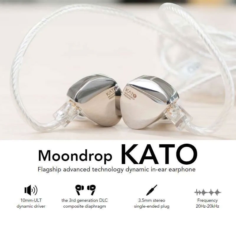 Tai Nghe Moondrop Kato - Đủ Màu - IEM Cao Cấp, Vỏ Kim Loại, Âm Thanh Trong Trẻo Trung Thực