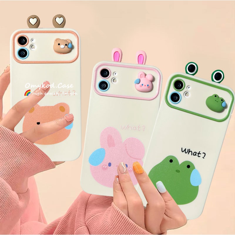 Ốp Điện Thoại Mềm Họa Tiết Động Vật Hoạt Hình Bảo Vệ lens Cho oppo reno 7z 5g 5 5g 8t 4g 5z 5f