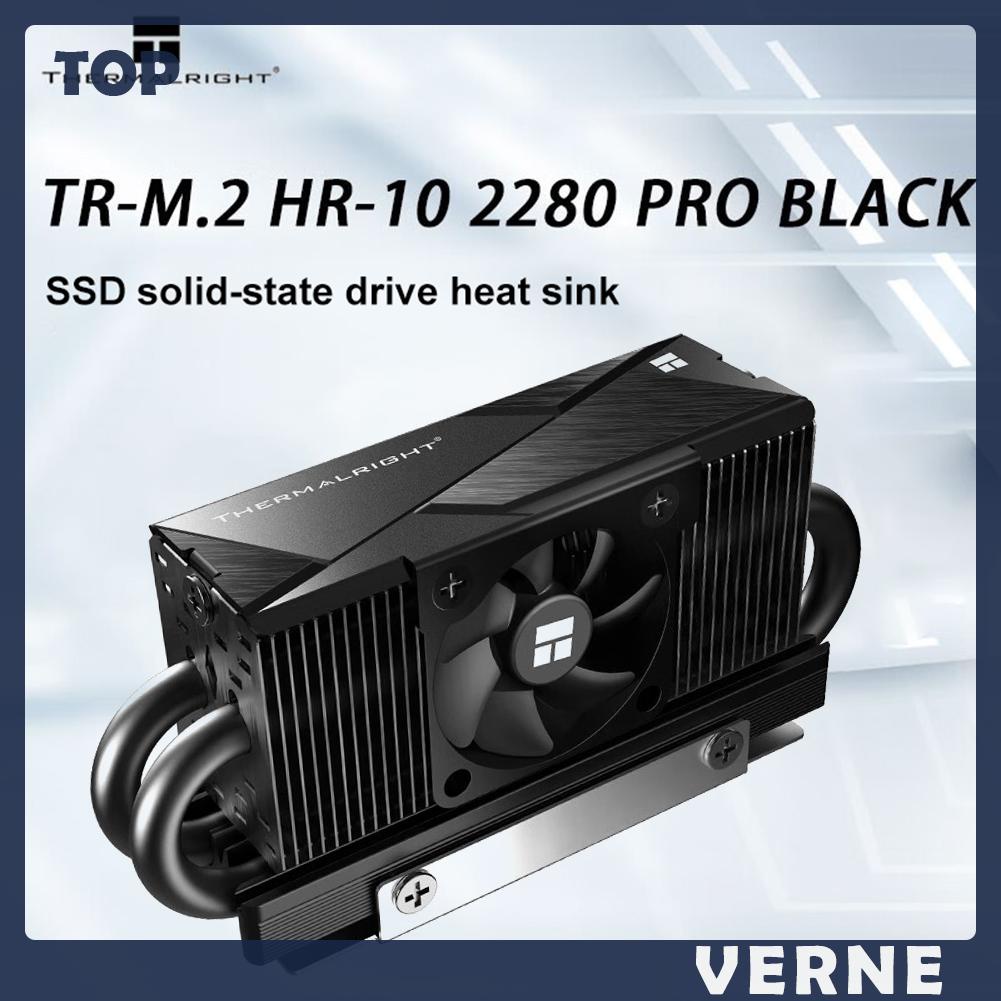 Áo Làm Mát Tản Nhiệt hr-10 2280 pro m.2 2280 ssd 4 Chân Kèm Quạt 4pin pwm Chuyên Dụng