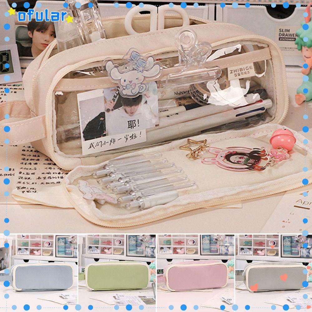 Túi Đựng Bút Bằng Da Đa Năng Sức Chứa Lớn Chất Lượng Cao