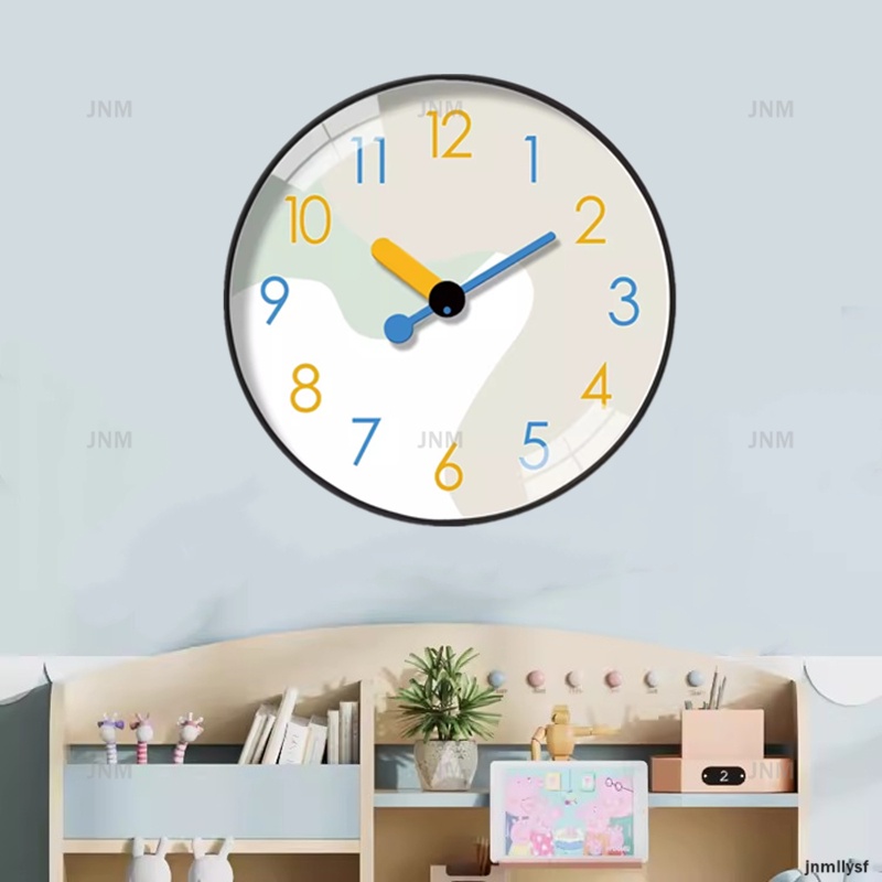 Đồng Hồ Treo Tường Hình Tròn Bằng acrylic Kiểu Nghệ Thuật Hiện Đại Trang Trí Phòng Khách