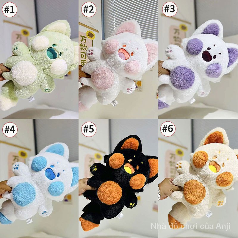 Mèo Nhồi Bông Mềm Mại Dễ Thương