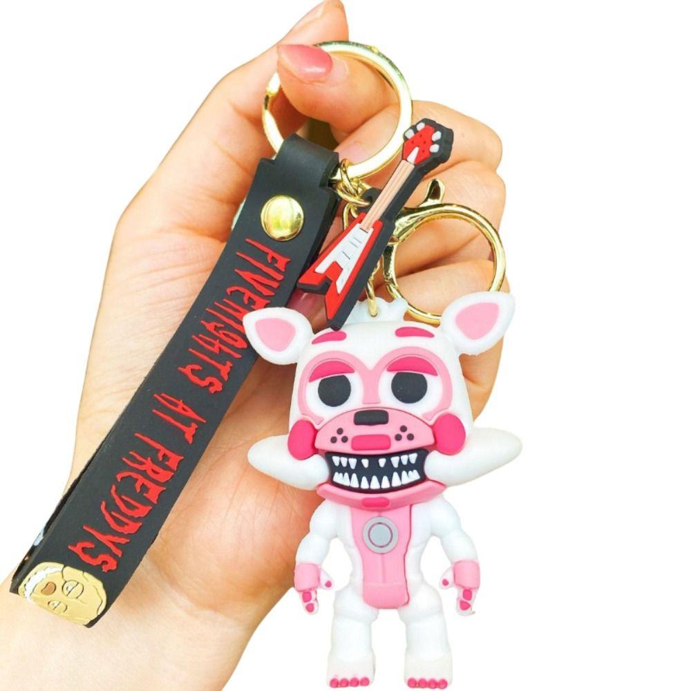 Lanfy Móc Khóa Silicon Hình five nights at Freddy 'S Dễ Thương
