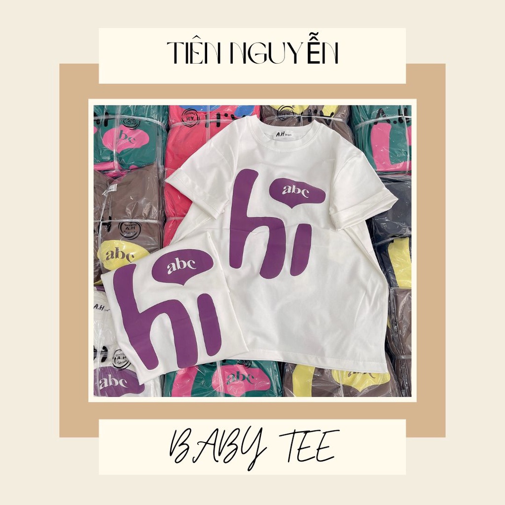 ÁO THUN PHOM BABY TEE BIG SIZE A48 BIG SIZE 55-90KG