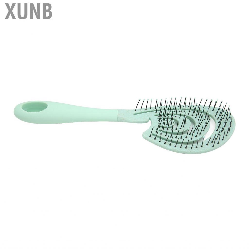 Xunb Non Static Comb  Washable Hollow Modeling Quickly Ball  Hangable Arc Touch Scalp for Men Women Salon