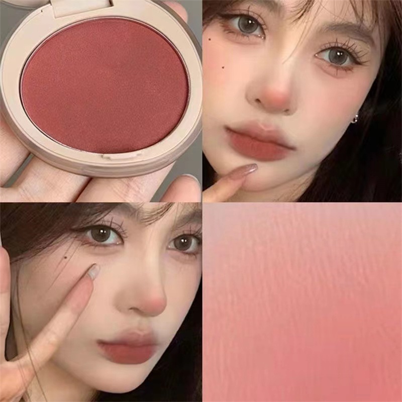 Phấn Má Hồng Đơn Sắc Với Kết Cấu Tinh Tế Dễ Trang Điểm Hàng Ngày Tự Nhiên Lâu Trôi Cho Người Mới Bắt Đầu