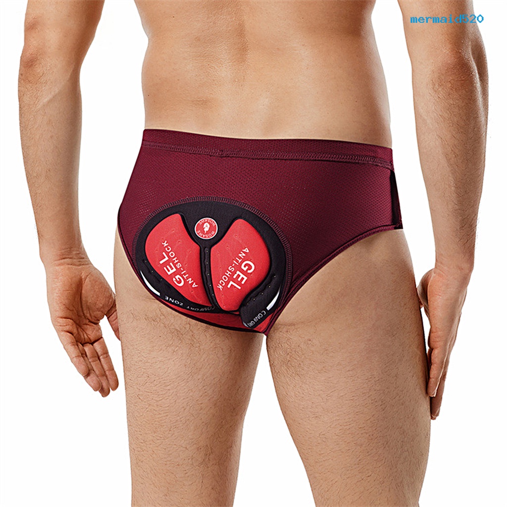 Quần Lót Đi Xe Đạp Thoáng Khí Nhanh Khô Lưng Thun Dày Thiết Kế Đệm Lưới silicone
