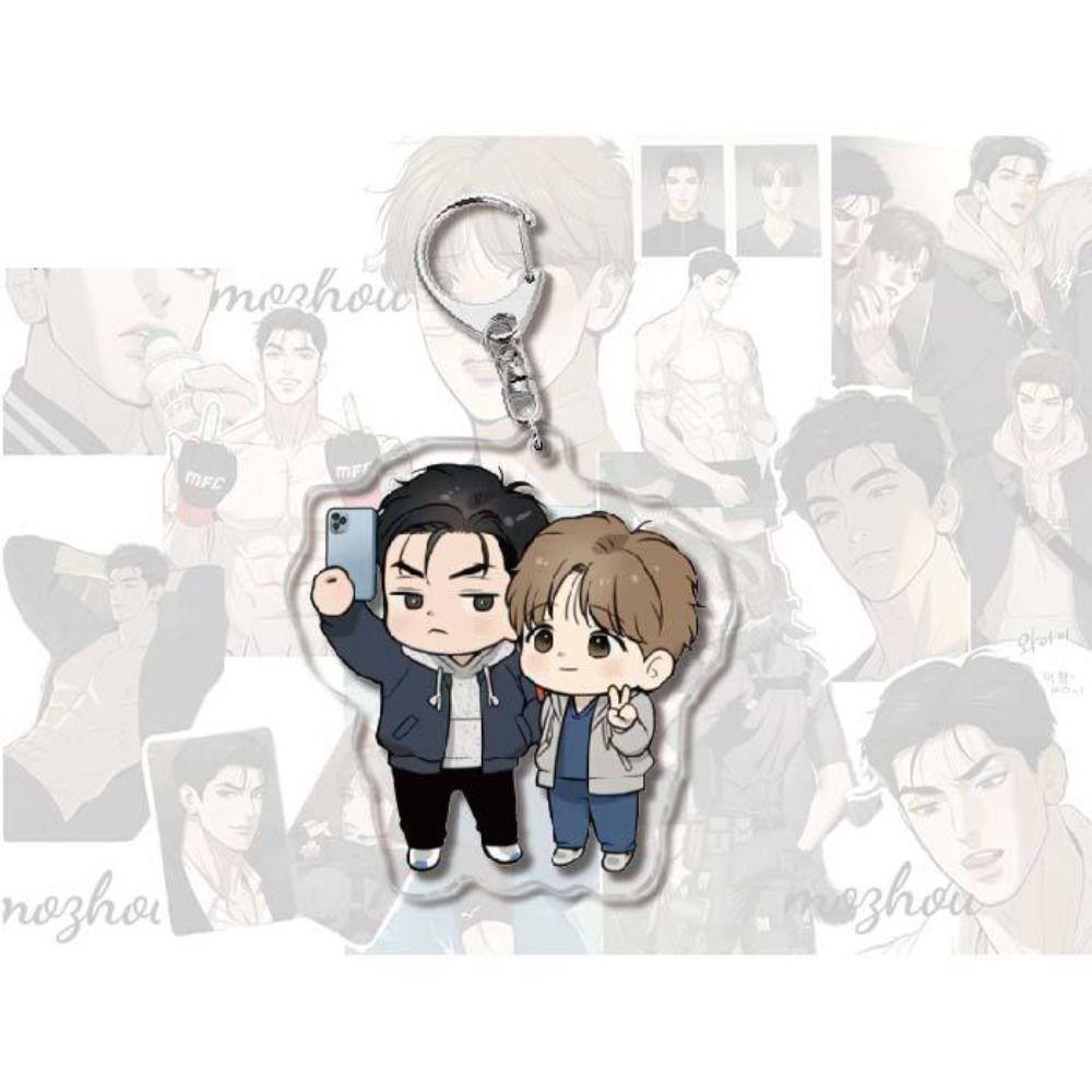 Mmluck manwha jinx Móc Chìa Khóa Bằng acrylic Hình Hoạt Hình anime manwha jinx Hàn Quốc Cho Xe Hơi / Túi Xách