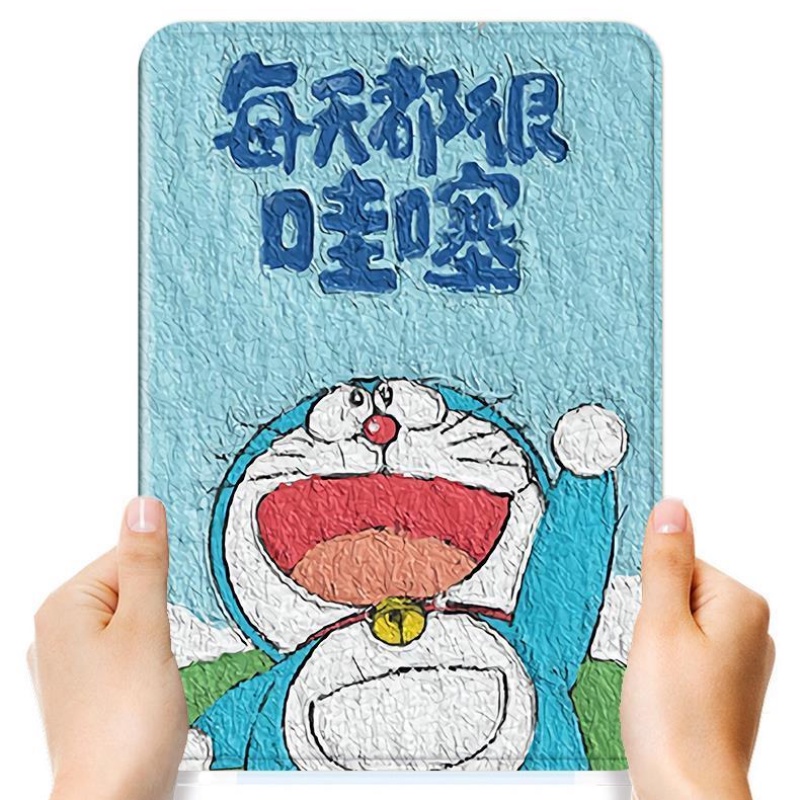 Ốp Bao Da Máy Tính Bảng Họa Tiết doraemon Cho ipad 10.2 7th 2017 9.7 5 / 6 air 2 / 3 10.5 mini 4 5 2020 Ốp