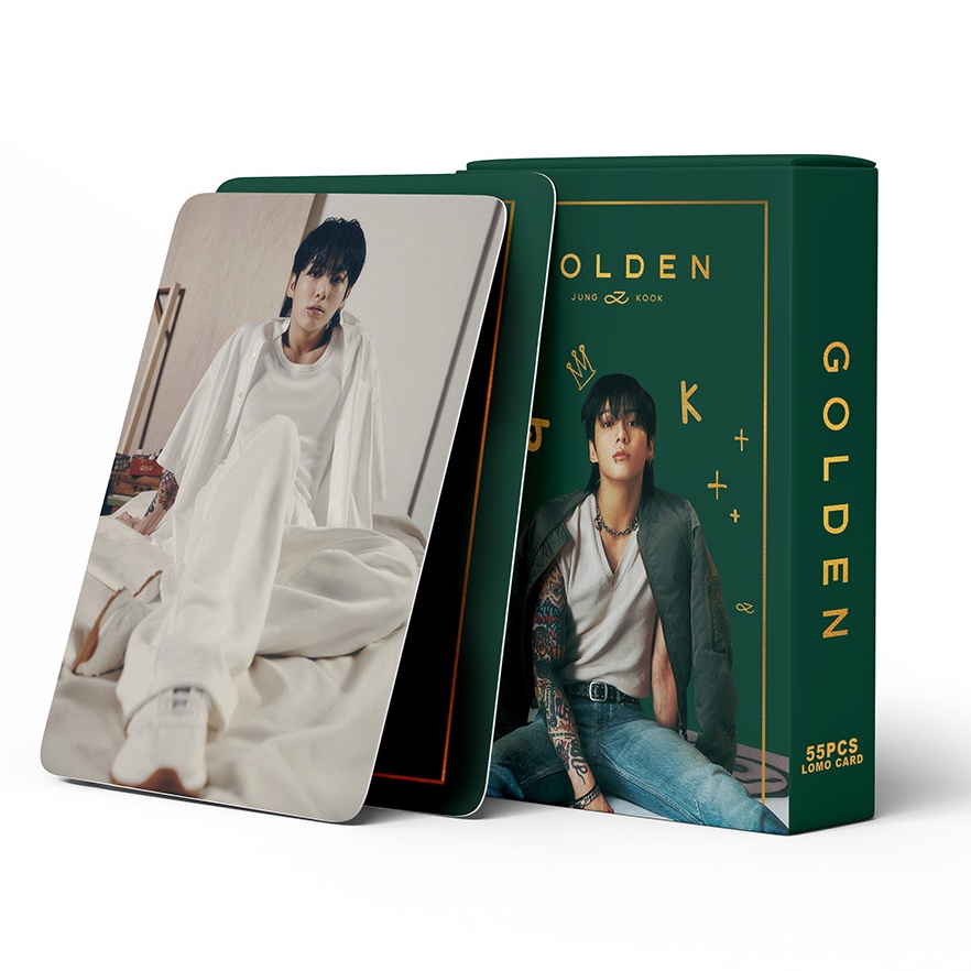 Jungkook Solo Album GOLDEN Photocard JUNGKOOK Me Myself & SEVEN Lomo Card Postcard