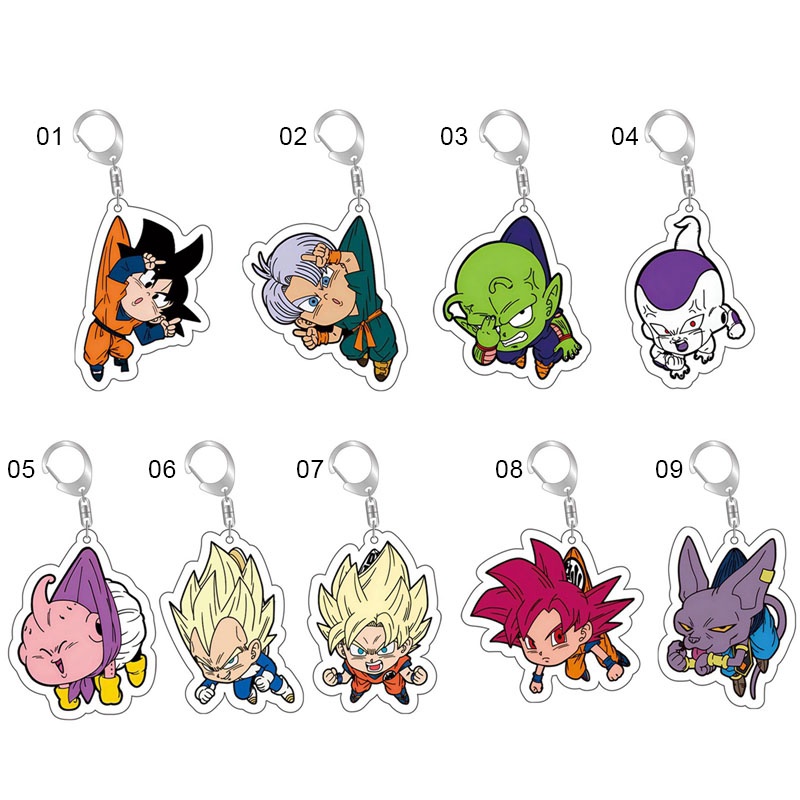 Móc Khóa Hình Nhân Vật goku super saiyan Trong Phim Hoạt Hình dragon ball