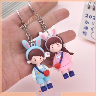 Móc khóa hình búp bê dễ thương thời trang mới