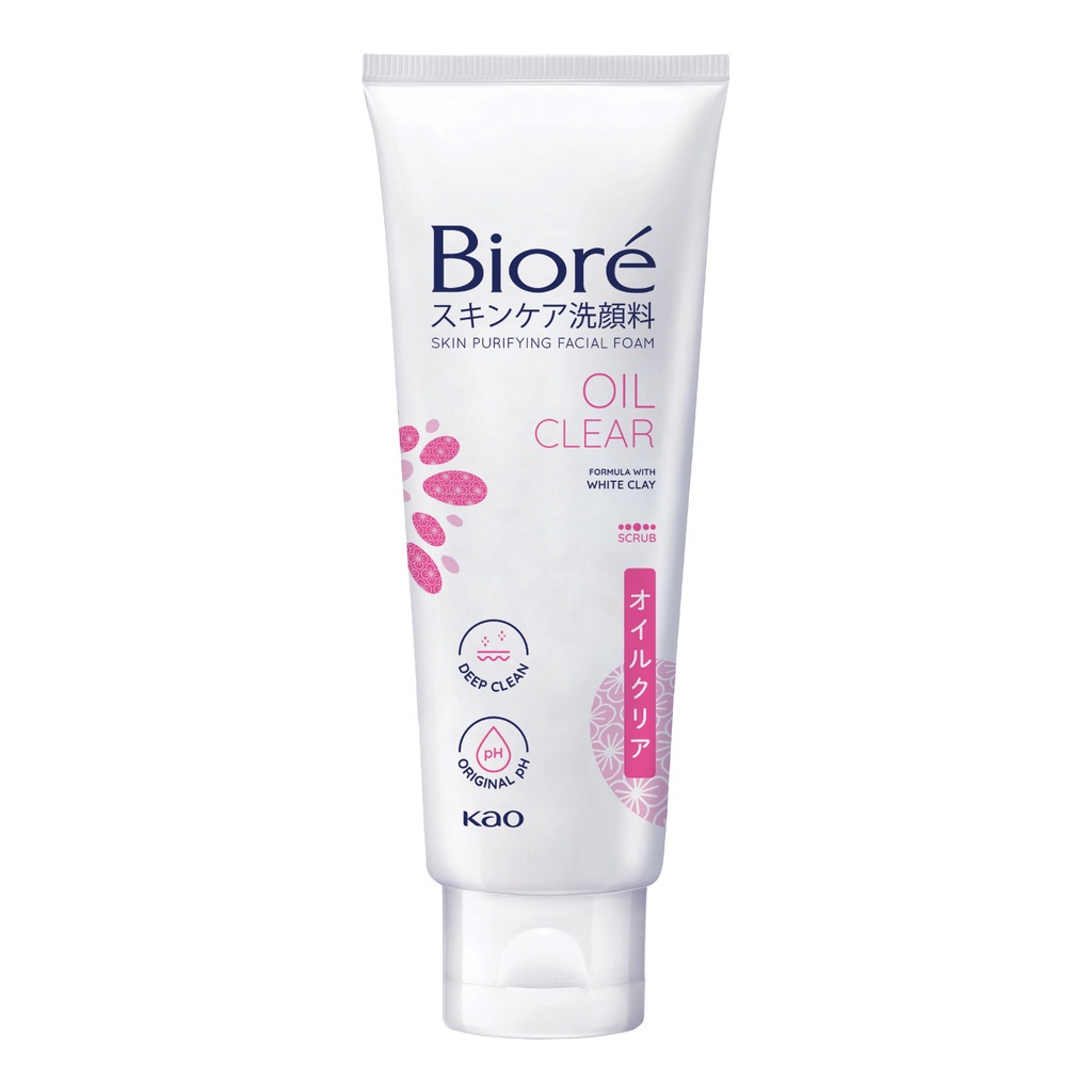 Sữa Rửa Mặt Thanh Lọc Da - Sạch Nhờn Biore 50g