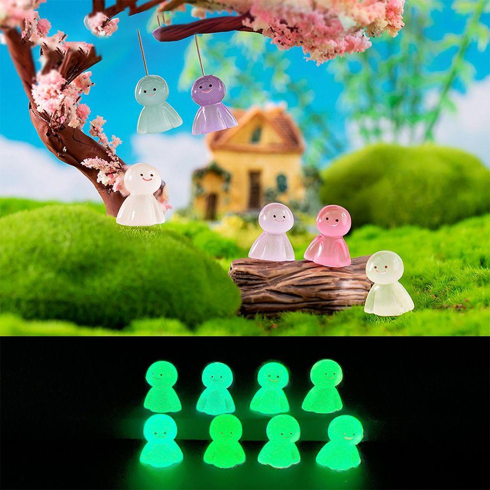 Btlimer Set 10 Búp Bê Dạ Quang 8 Màu Hình Con Vật Phát Sáng Dùng Để Trang Trí Vườn Nhà