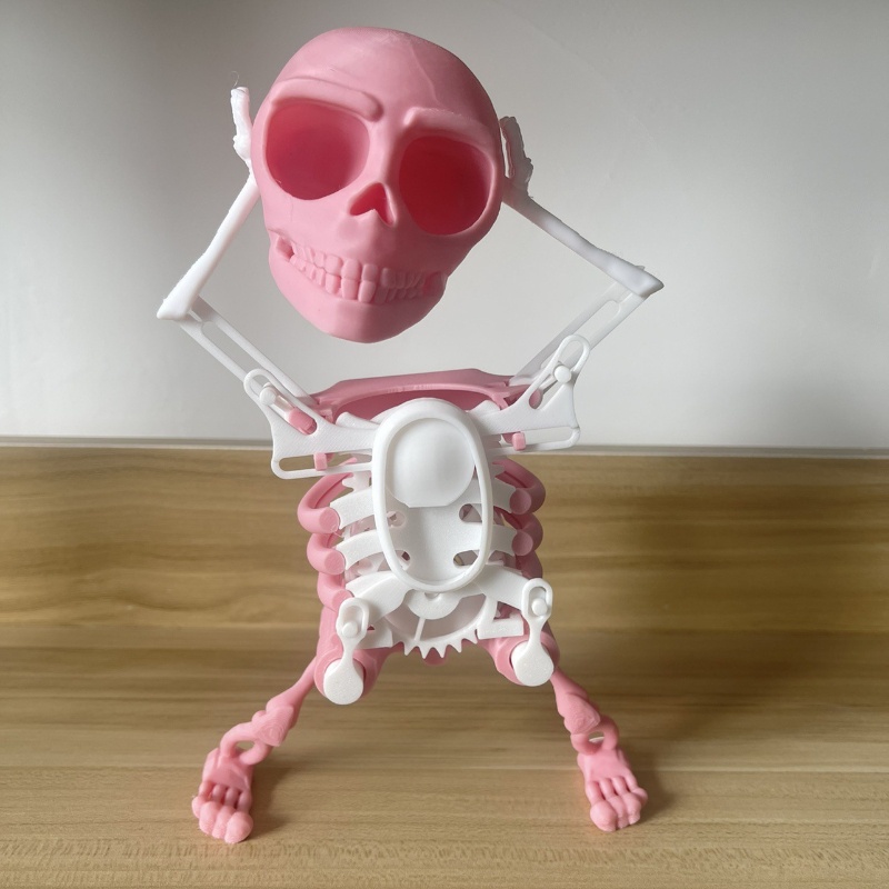 ☠️ Bộ xương nhảy múa in 3D Sử dụng đồng hồ Đồ chơi văn phòng giảm stress mới lạ, độc đáo và vui nhộn