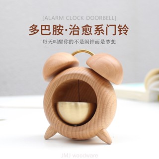 Đồng Hồ Báo Thức Bằng Gỗ Trơn Hít Nam Châm Cao Cấp Mềm Mại Trang Trí Tủ Lạnh