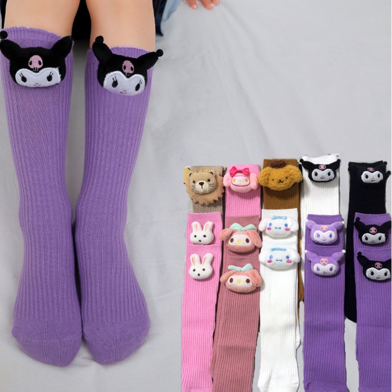 Dễ Thương Vớ Dài Đến Đầu Gối Hình sanrio jk Phong Cách lolita anime melody Cinnamoroll melody Cho Bé Gái