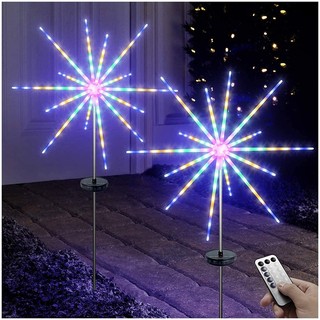 Hot dây đèn led pháo hoa trang trí ngoài trời sử dụng năng lượng mặt trời