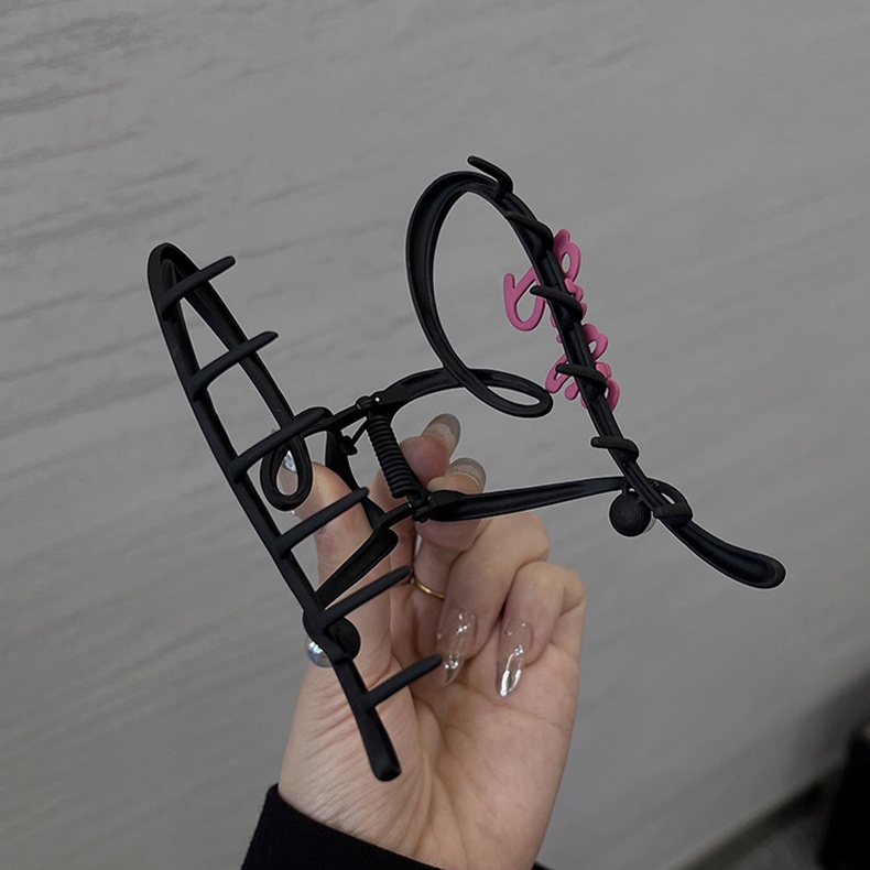 Kẹp Tóc Kim Loại Hình Trái Tim Thanh Lịch Cho Nữ