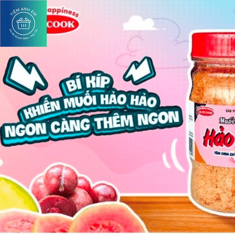 Muối chấm Hảo Hảo tôm chua cay hũ 120g
