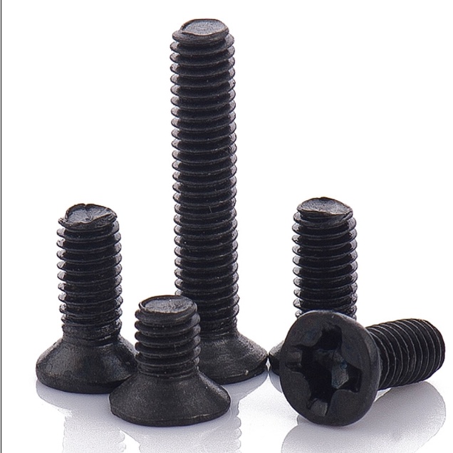 Bộ Ốc Vít Đầu Dẹt Bằng Thép carbon Cho laptop 50 / 25 / 15 Cái m2 / m.5