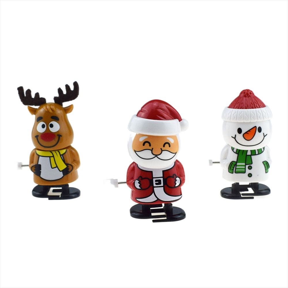 Mmluck Đồ Chơi Lên Dây Cót Hình Ông Già Noel Tuần Lộc Lắc Đầu Làm Quà Tặng Giáng Sinh Năm Mới