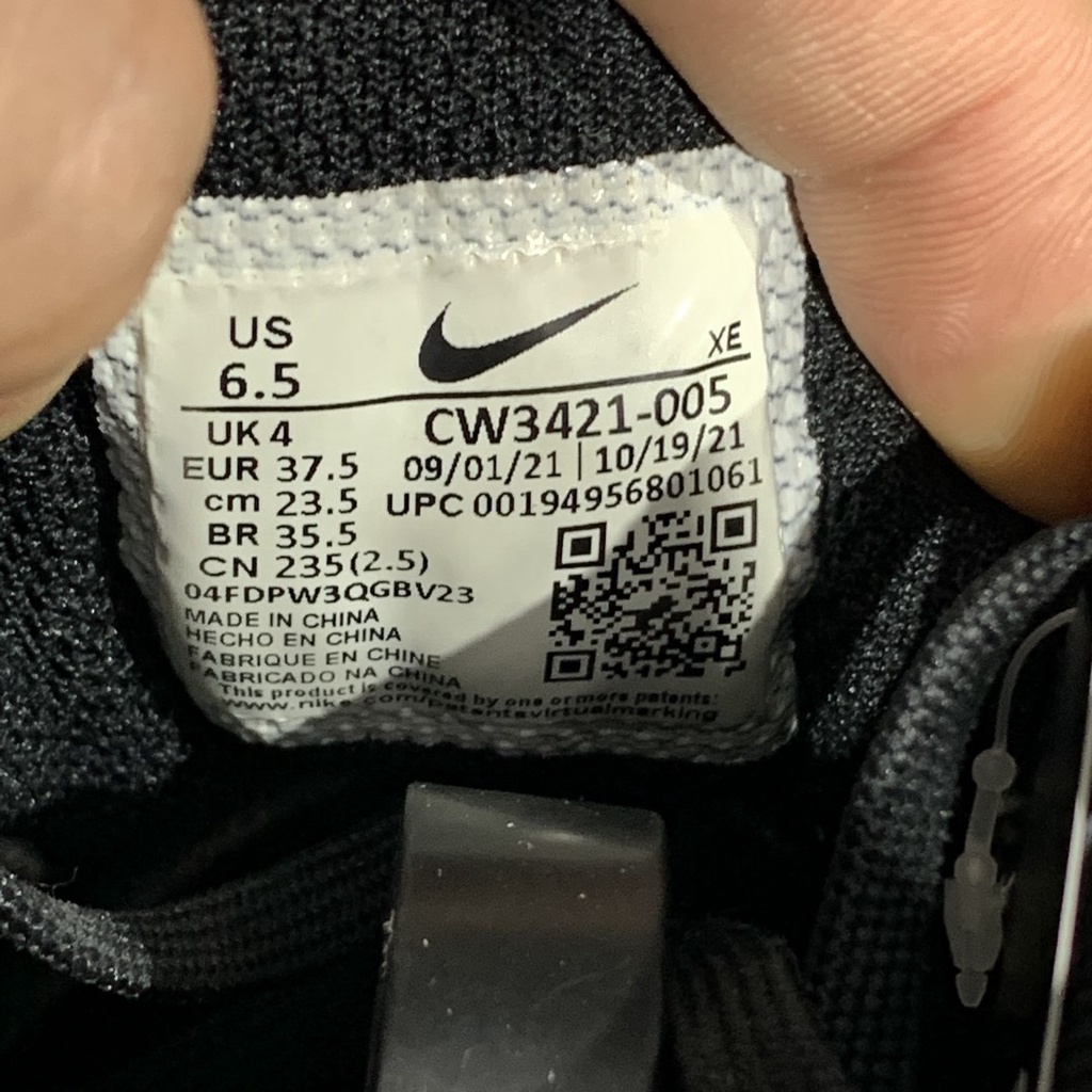 2hand Giày Ni.ke Air Zoom Winflo 8 'Black White' CW3421-005 SIZE 37.5 PVN9802