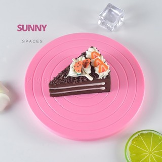 Bàn xoay làm bánh bằng nhựa 14cm diy