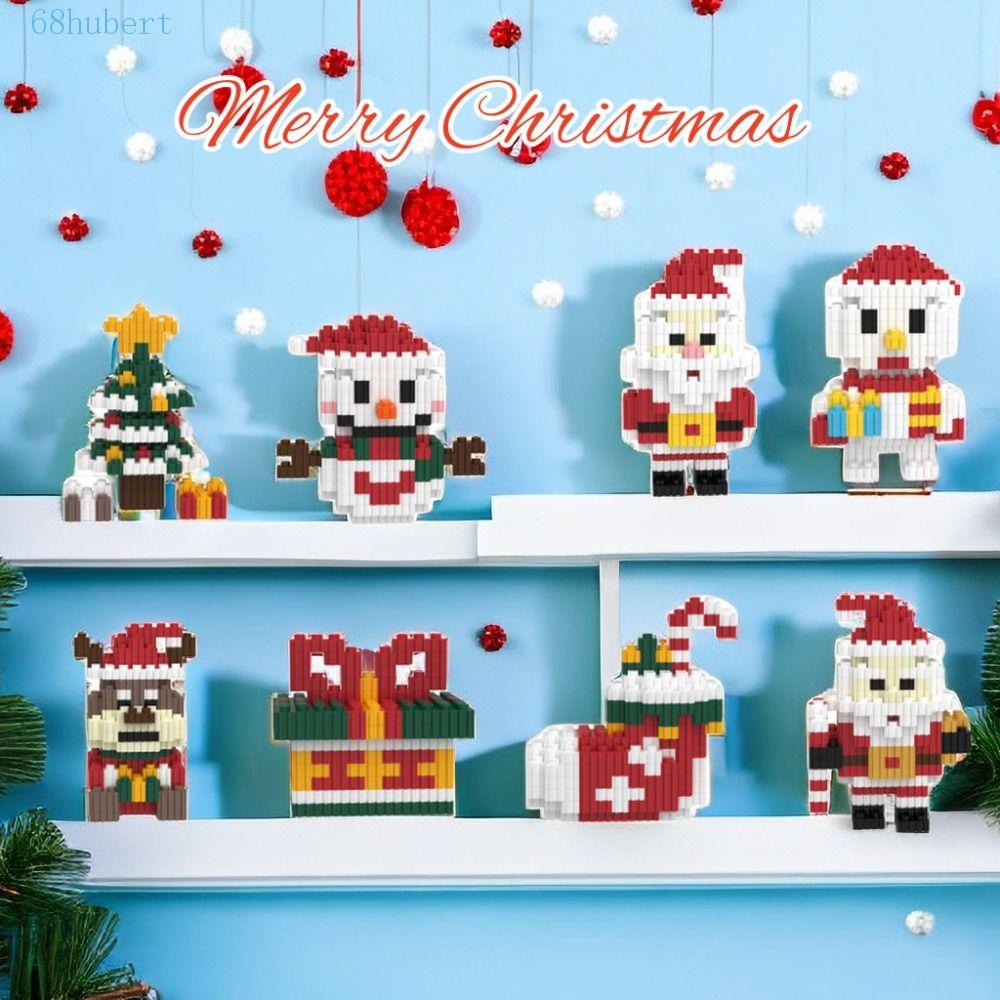 Đồ Chơi Lắp Ráp Mô Hình Ông Già Noel Tuần Lộc Giáng Sinh mini