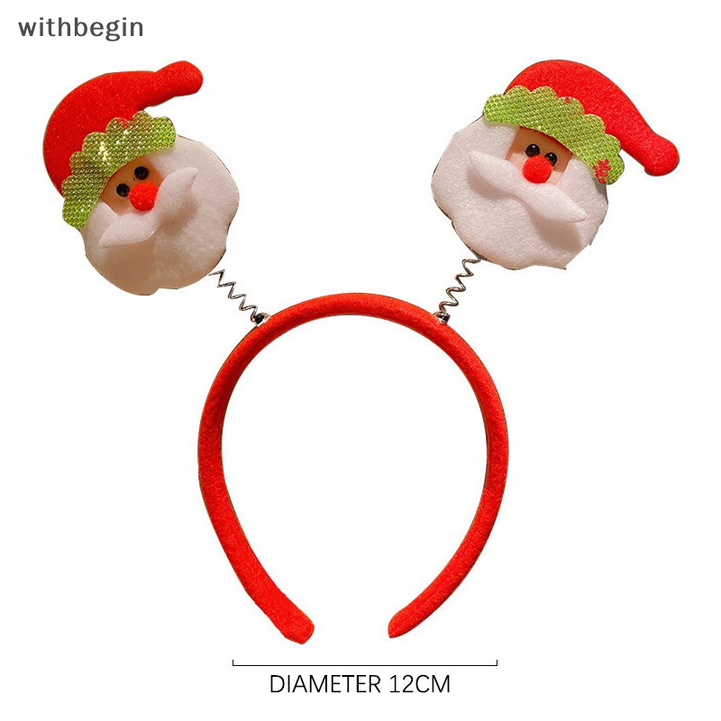 Wit Phụ Kiện Tóc Giáng Sinh Hình Người Tuyết Gấu Hươu Sừng Tuần Lộc Ông Già Noel Cho Bé Gái Dự Tiệc