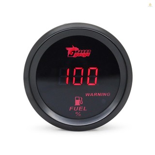 Đồng Hồ Kỹ Thuật Số Đo Mức Độ Nhiên Liệu Xe Hơi 2inch 52mm 52mm 240-33 ohms led Đỏ