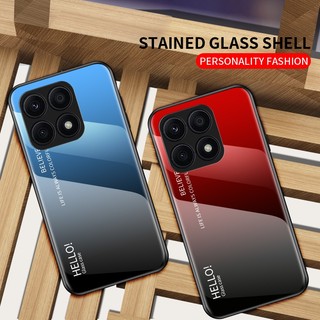 Ốp Điện Thoại Kính Cường Lực Màu gradient Cho honor x6 honorx6 vne-lx1 vne-lx2 vne-lx3