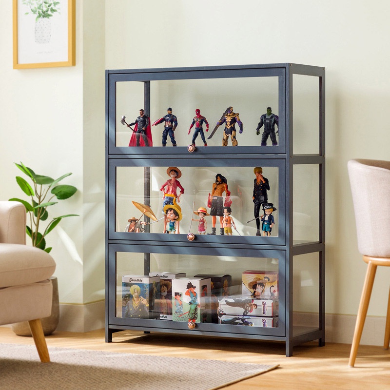 Landeli Kệ Trưng Bày Mô Hình Đồ Chơi Bằng acrylic Trong Suốt Chống Bụi