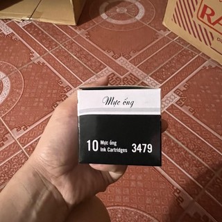 combo 60 ống mực(Hộp Mực Ống Màu Xanh Đen Tím 3479 Hồng Hà = 60 Ống Mực) hàng đẹp