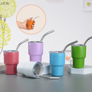 [jjcw] Cốc Uống Rượu Whisky / Cà Phê Bằng Thép Không Gỉ Cách Nhiệt mini 3 oz qqw