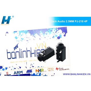 Jack audio 2.5mm pj-218a 4p dip