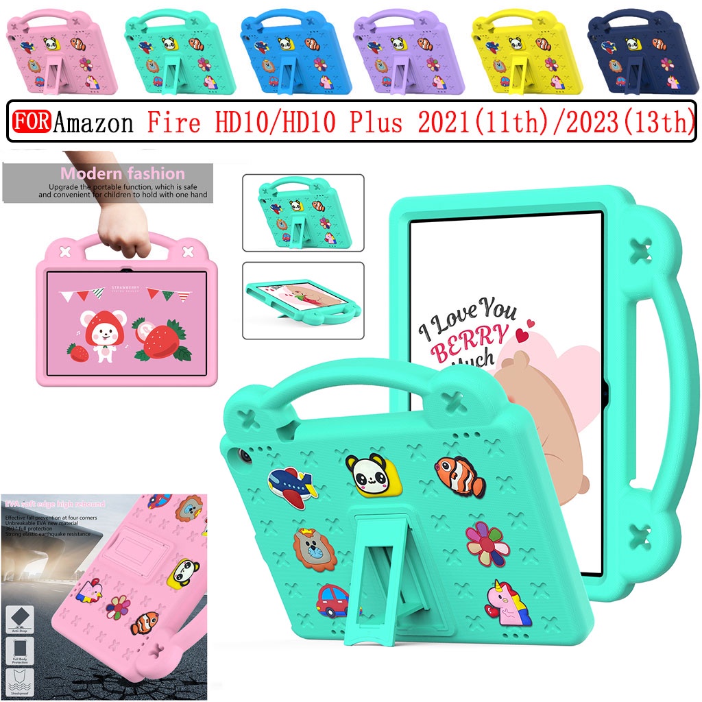 Ốp Máy Tính Bảng eva Chống Sốc Có Tay Cầm Cho amazon fire hd10 2023 13th fire hd10 2021 fire hd 10 p