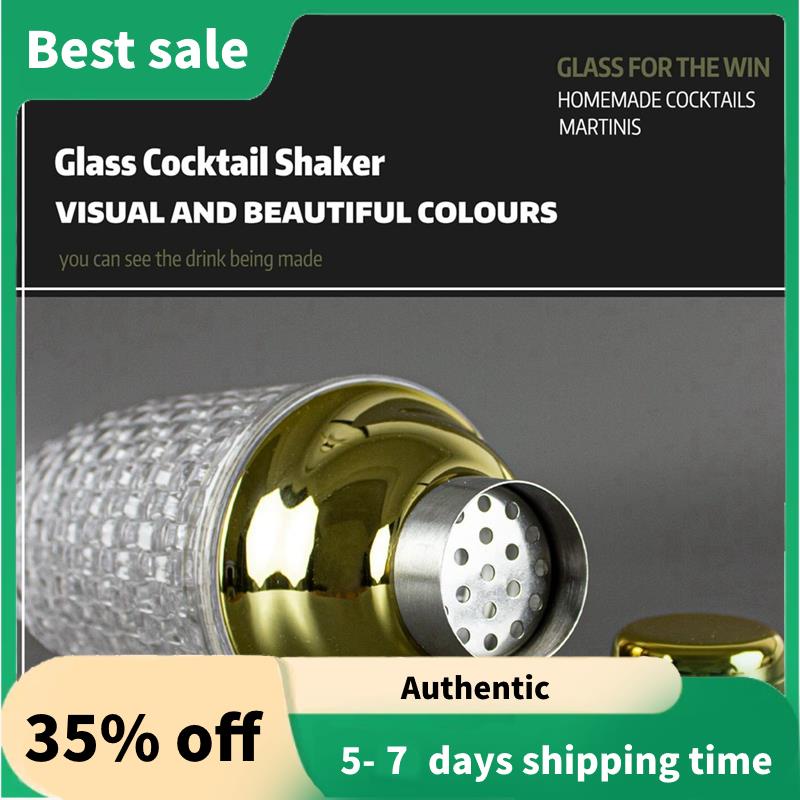 Bộ Bình Lắc cocktail Bằng Thủy Tinh 13oz