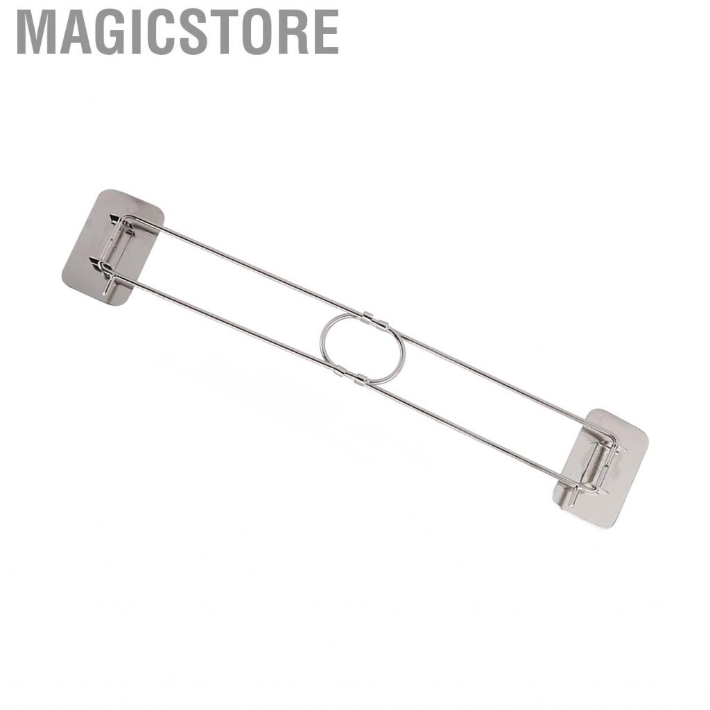 Magicstore RV Corner Storage Bar Stainless Steel Adjustable Rod W/Hook US