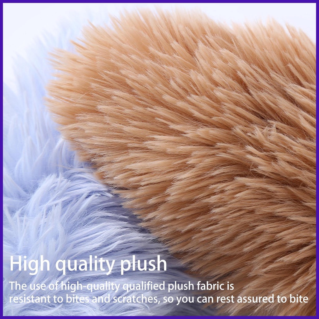 Đồ Chơi Nhồi Bông Mềm Mại Có Âm Thanh Vui Nhộn Cho Mèo Cưng