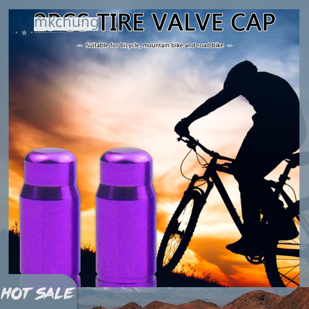 Bộ 2 Nắp Van Xe Đạp Bằng Hợp Kim Nhôm Chất Lượng Cao