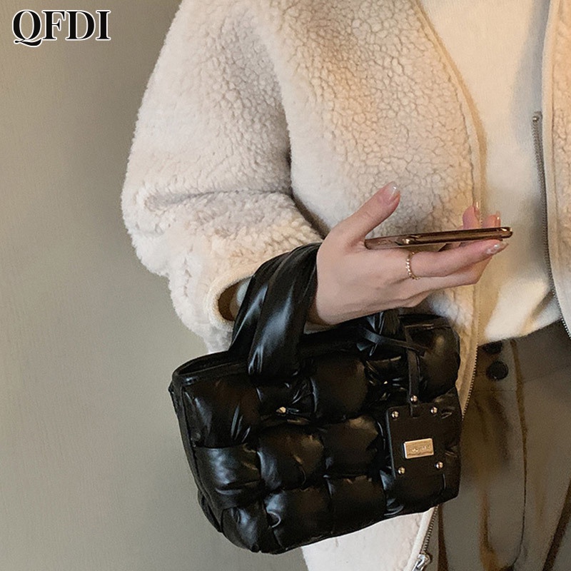 Túi xách QFDI cầm tay chất liệu mềm mại thời trang cho nữ