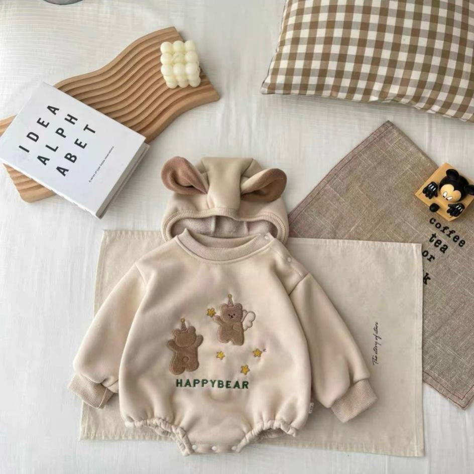 Bộ body dài tay bodysuit áo liền quần bộ đồ liền thân Babyshop88 cho bé trai bé gái M12.8.23-7