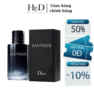 Nước hoa nam dior sauvage edt chai full 100ml hd perfume