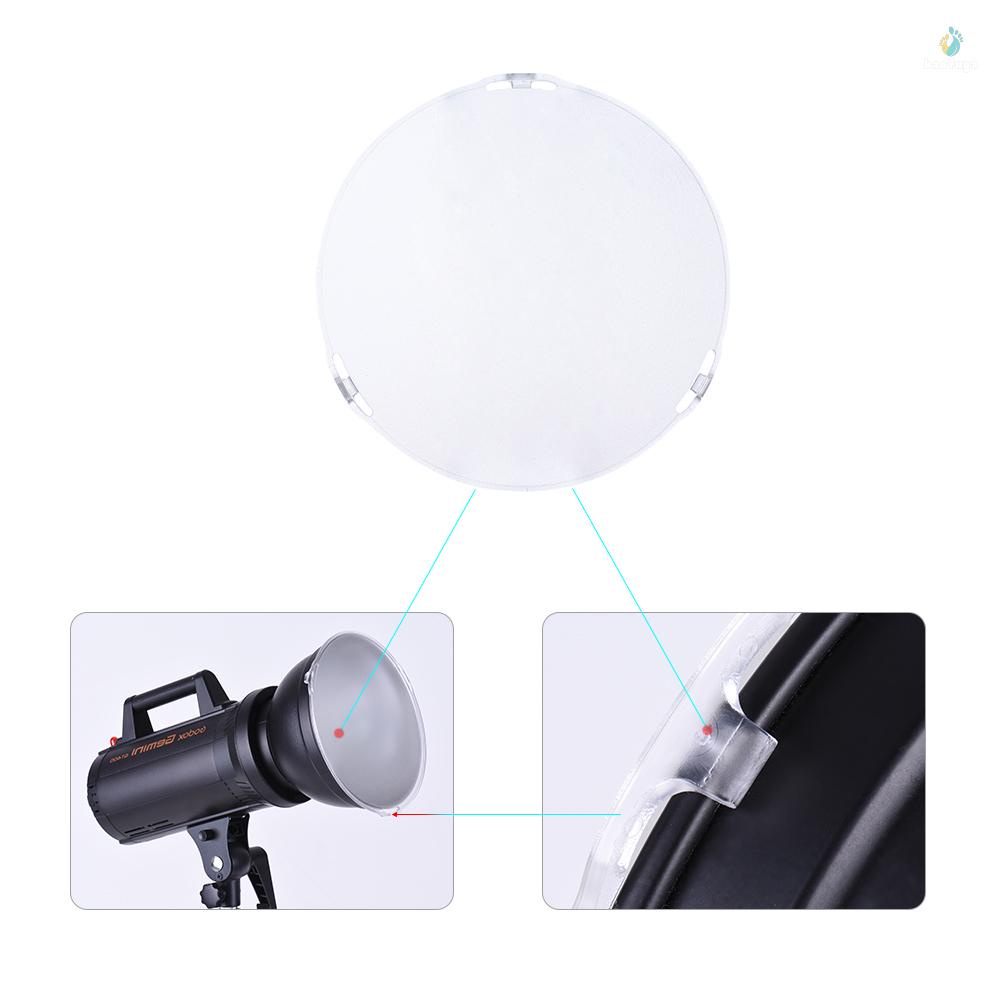 Tấm Khuếch Tán Ánh Sáng Mặt Nhám 18.5cm Tiêu Chuẩn 7 "Cho studio Chụp Ảnh