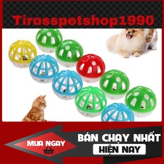 [❌GIÁ SỈ❌] Bóng nhựa đồ chơi có chuông cho chó mèo 0 ❤️