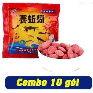 10 gói mồi bẫy lươn - mồi thả lưới bát quái, dụ tôm cua, cá
