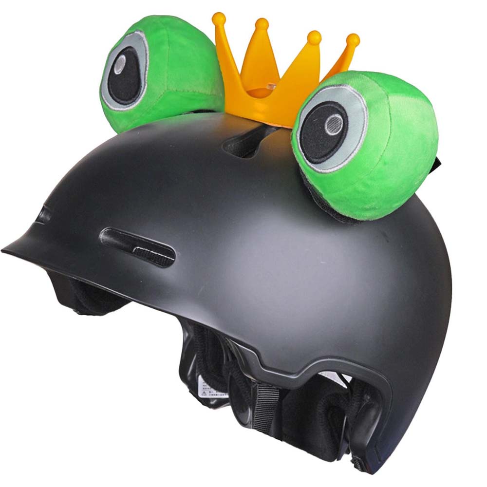 Helmet Frog Prince Decoration Frog Skiing Children's Ear Helmet Accessories Fun Fasteners