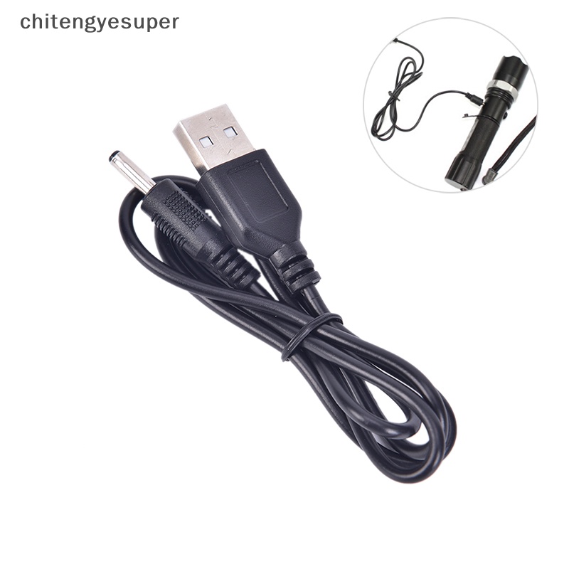 Chelseangyesuper Dây Cáp Sạc dc Cho Đèn Pin led Chuyên Dụng