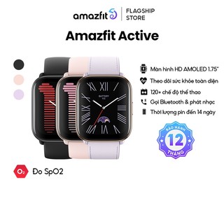 Đồng hồ thông minh Amazfit Active - Nghe gọi Bluetooth & phát nhạc - Thiết kế thời trang - Chính Hãng - BH 12 tháng
